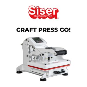 Siser Craft Press Go! - plancha térmica compacta 23 x 30 cm