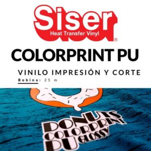 Vinilo textil de impresión Siser ColorPrint PU mate