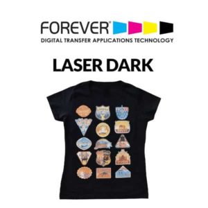 Papel transfer Forever Laser Dark para tejidos oscuros