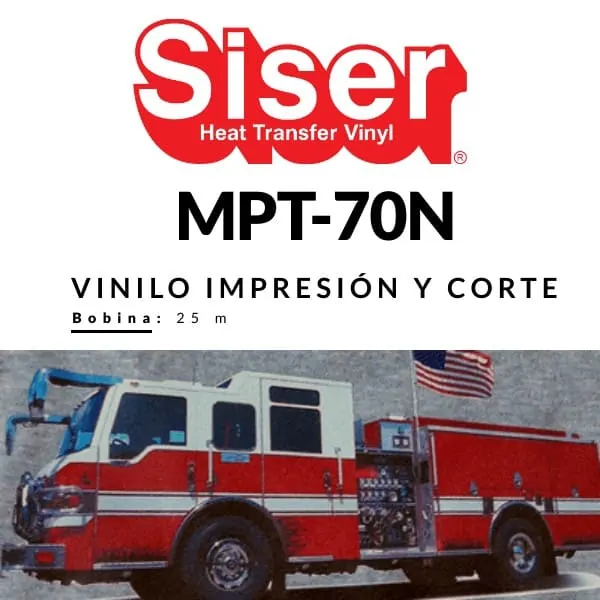 Vinilo textil de impresión y corte, MPT-70N Poliuretano MATE