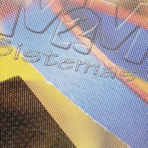 Vinilo Perforado VISION Shotline Adhesivo 160 micras
