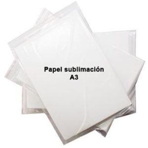Paquete hojas de sublimación 120g en A3 (paq – 100 unidades)