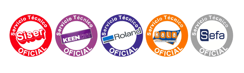 Servicio técnico oficial de Siser, Keencut, Roland, Kala y Sefa