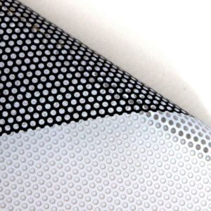 Vinilo Perforado Homologado DGT Ancho 1.37 mts