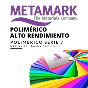 Vinilo de rotulación polimérico de alto rendimiento.