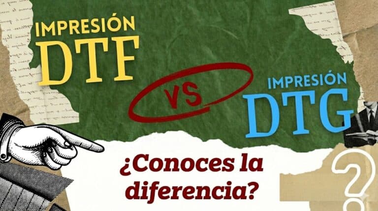 Impresión DTF vs Impresión DTG: ¿conoces la diferencia?