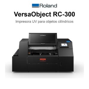Roland VersaObject RC-300, impresora UV helicoidal para objetos cilindricos