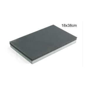 Plato intercambiable con tapete de goma de 18x38 cm para planchas DURAPRESS XS-20 y XAPDS-DOBLE