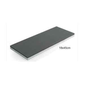 Plato intercambiable con tapete de goma de 18x45 cm para planchas DURAPRESS XS-20 y XAPDS-DOBLE